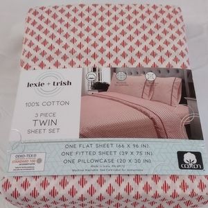 Cotton sheet set twin. New brand